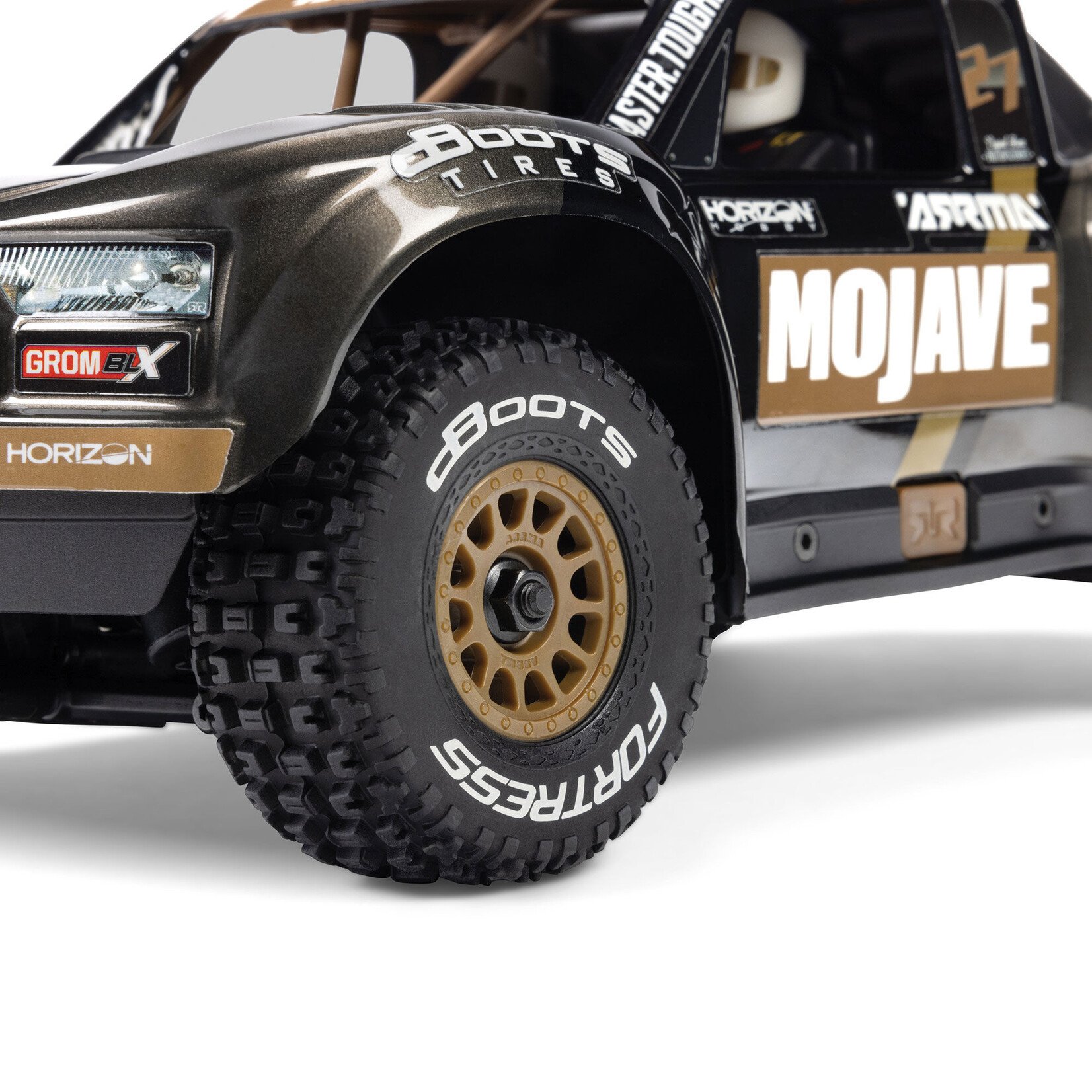 Arrma 1/16 MOJAVE GROM 223S DSC 4X4 RTR Brushless Desert Truck, Black