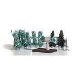 HO Christmas Tree Lot Miniature Scene Kit