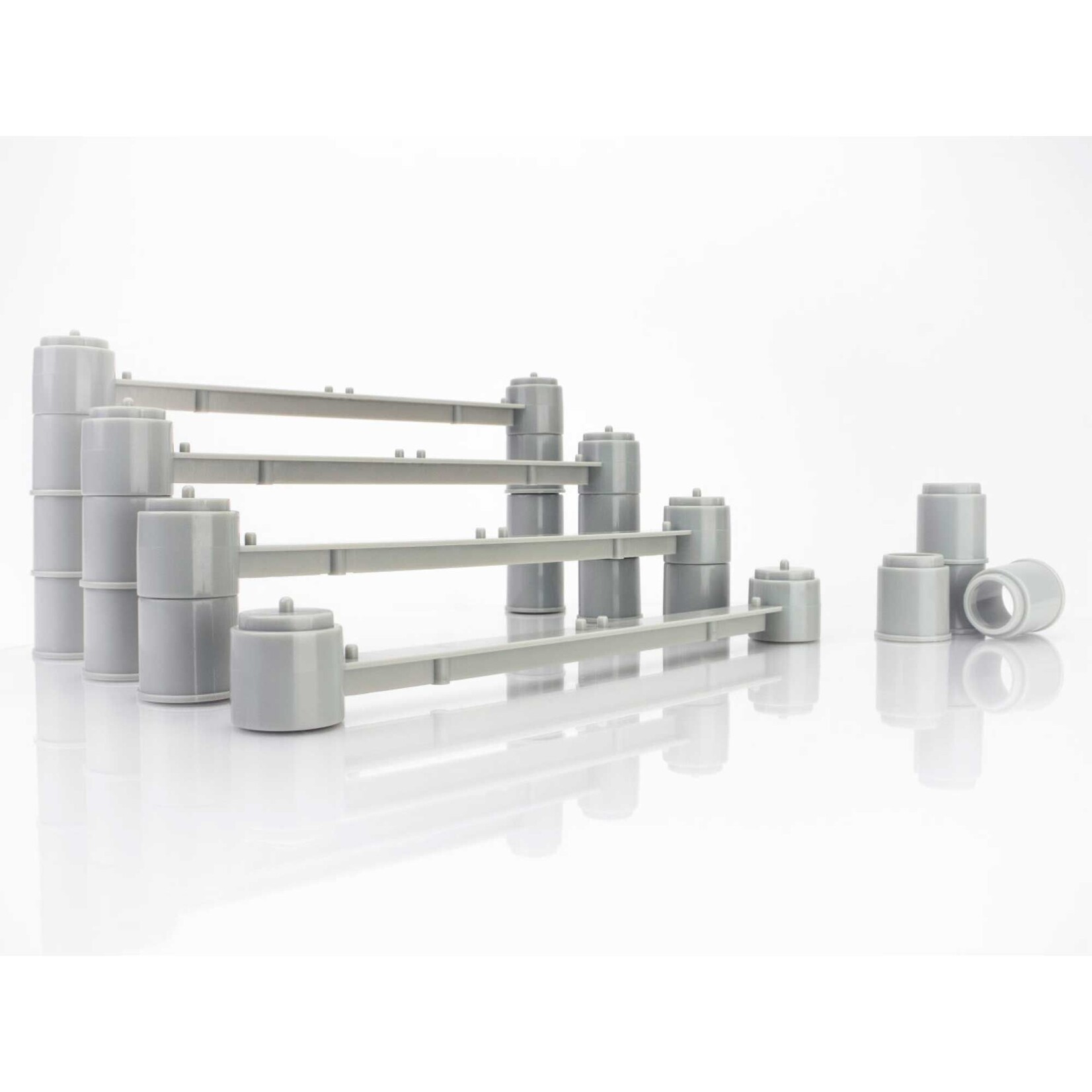 AFX Slot Cars 4 Lane Bridge Support, 4 pcs