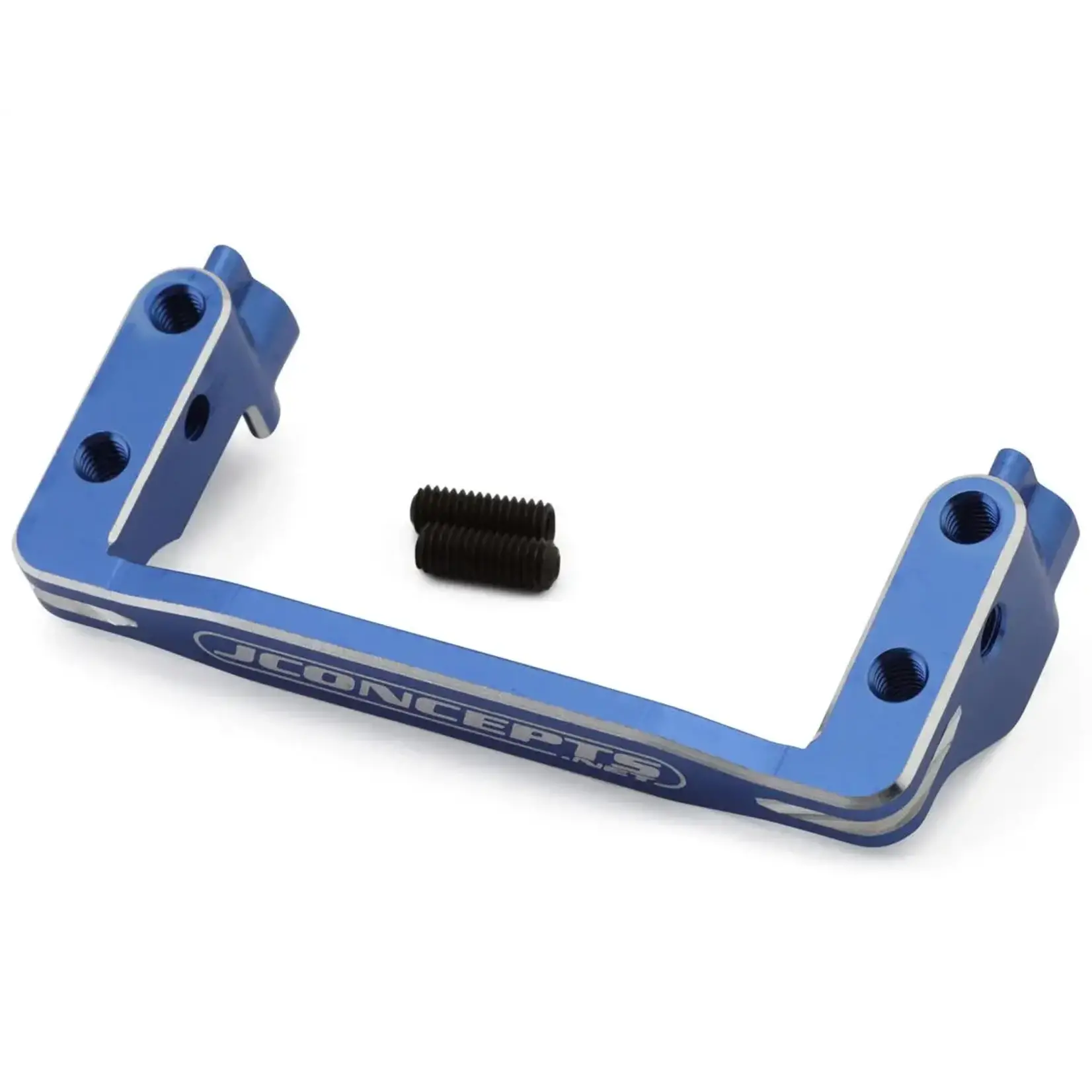 JConcepts RC10B7/B7D One-piece Aluminum Servo Mount Bracket (Blue)