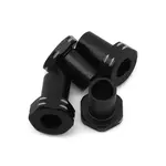 JConcepts RC10B7 Aluminum Caster Hat Bushings (Black) (4) (1 & 2mm)