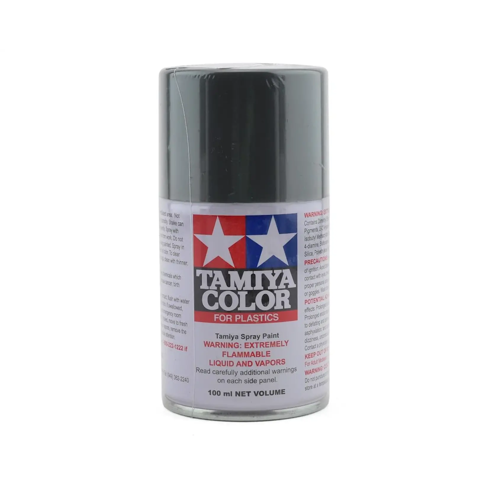 Tamiya TS-100 Semi-Gloss Bright Gun Metal 100ml Spray Can