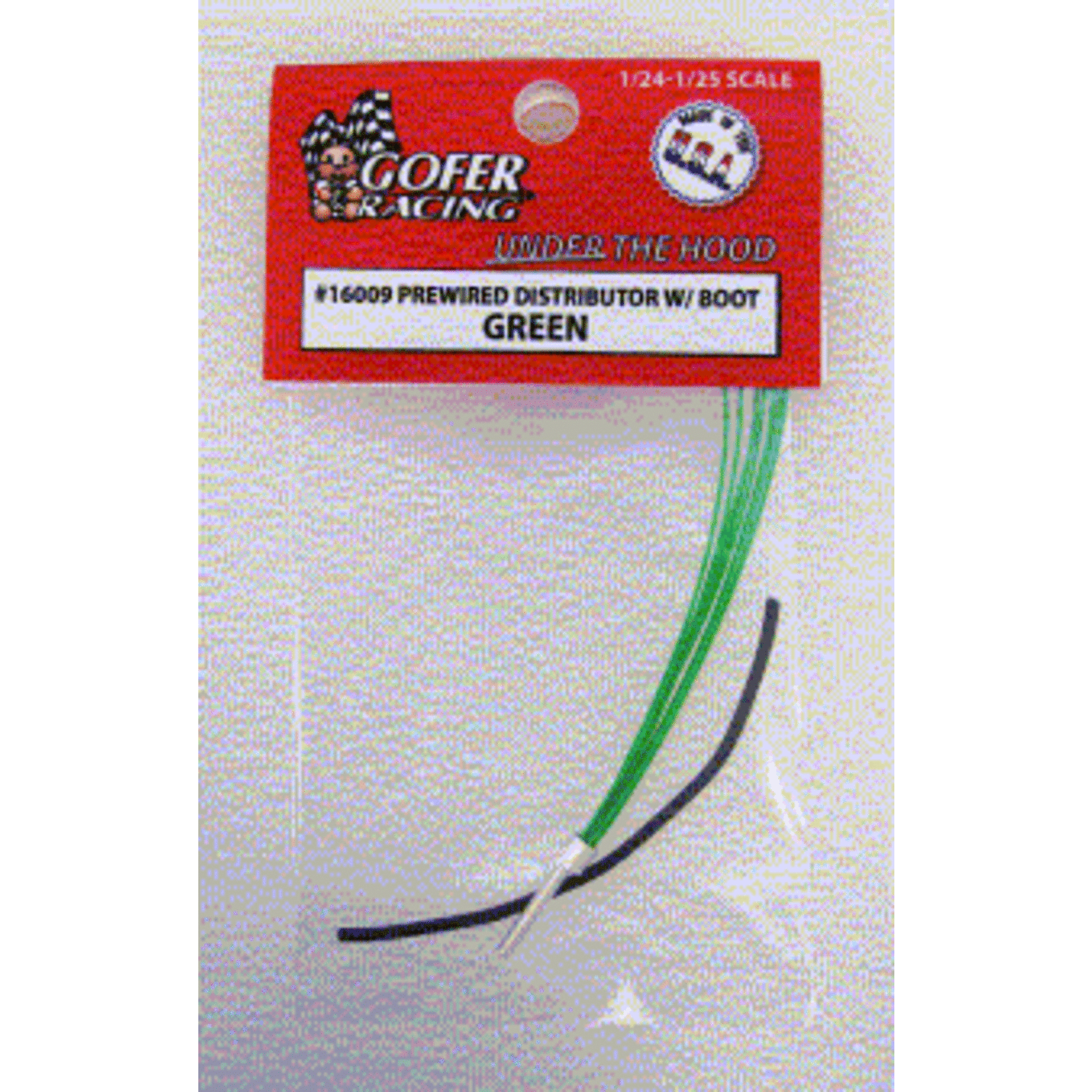 Gofer Racing 1/24-1/25 Green Prewired Distributor w/Aluminum Plug & Boot