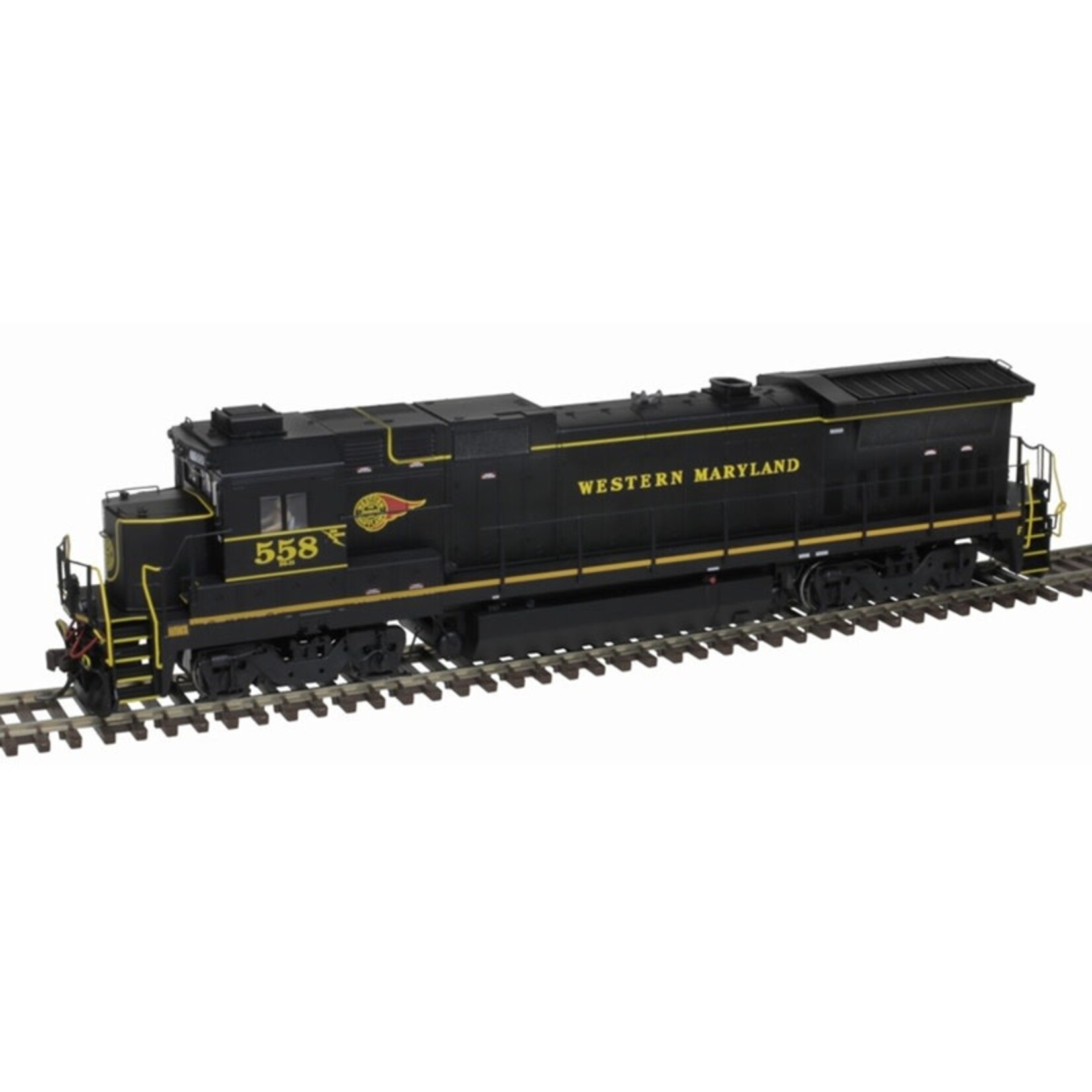 Atlas HO Dash 8-40B Gold Western Maryland Scenic Railroad #558