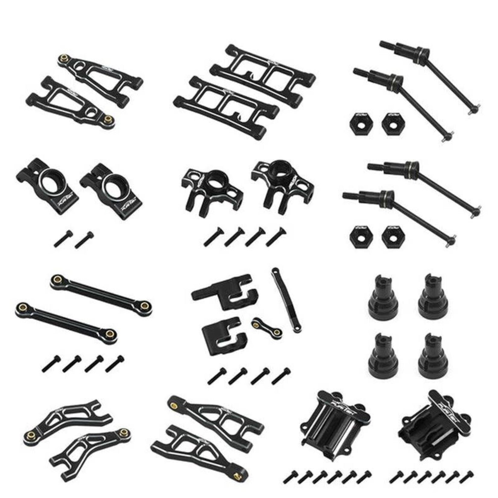 FuriTek Arrma™ Granite/Typhon Grom Ultimate Aluminum Upgrade Combo (Black)