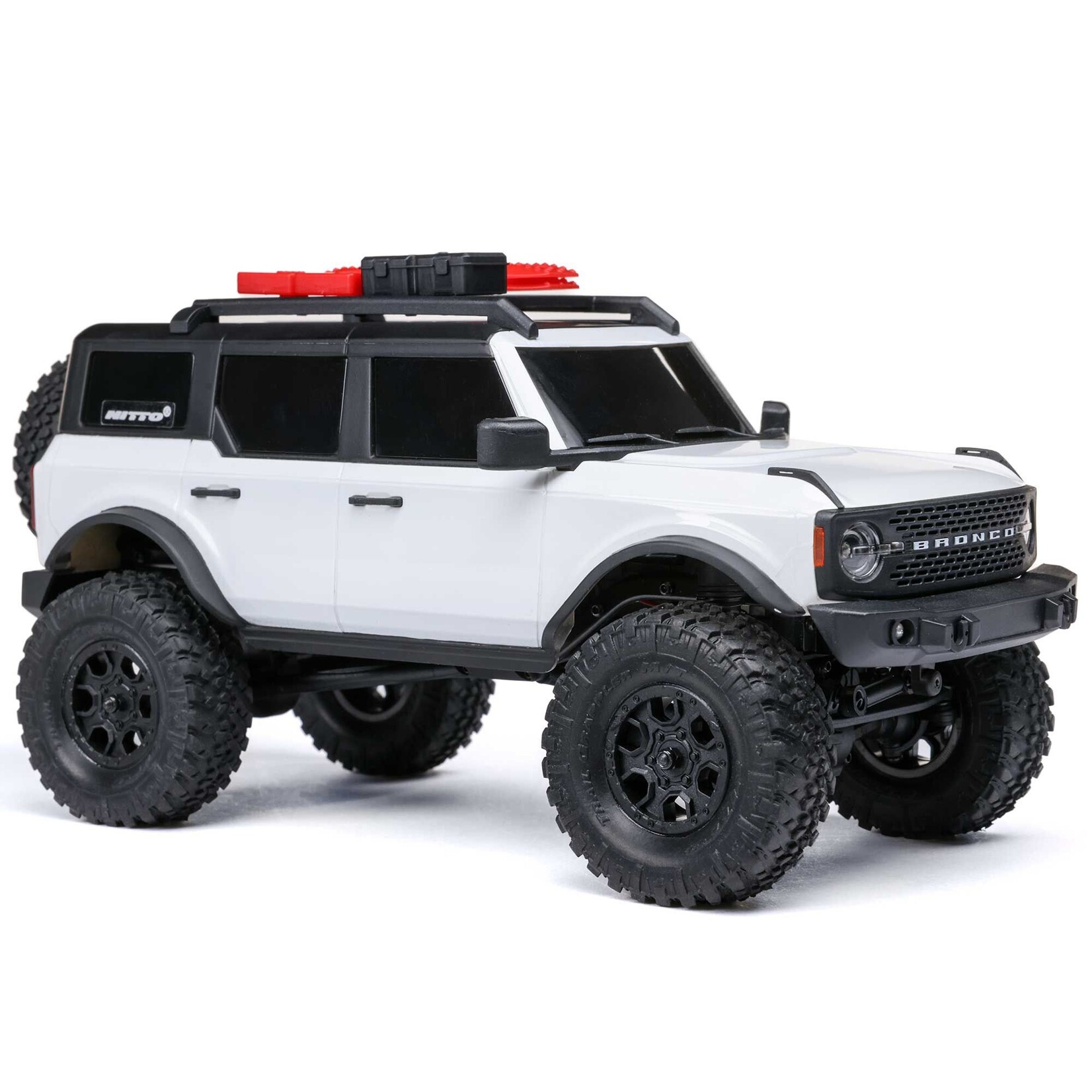 Axial 1/24 SCX24 Ford Bronco 4X4 RTR Brushed Rock Crawler (Battery & Charger Included), White