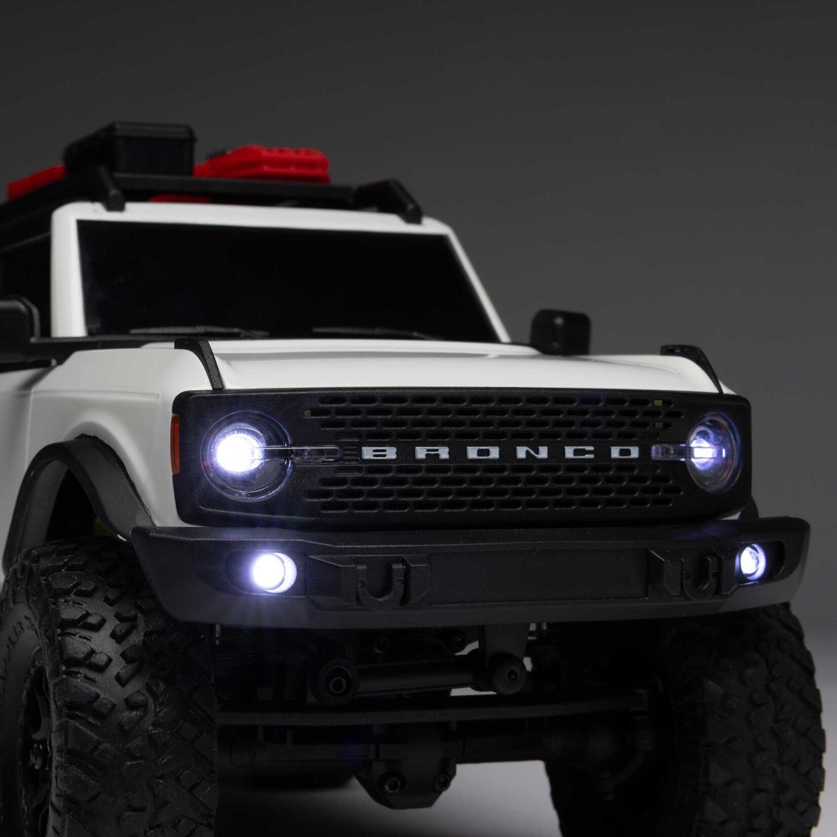 Axial 1/24 SCX24 Ford Bronco 4X4 RTR Brushed Rock Crawler (Battery & Charger Included), White