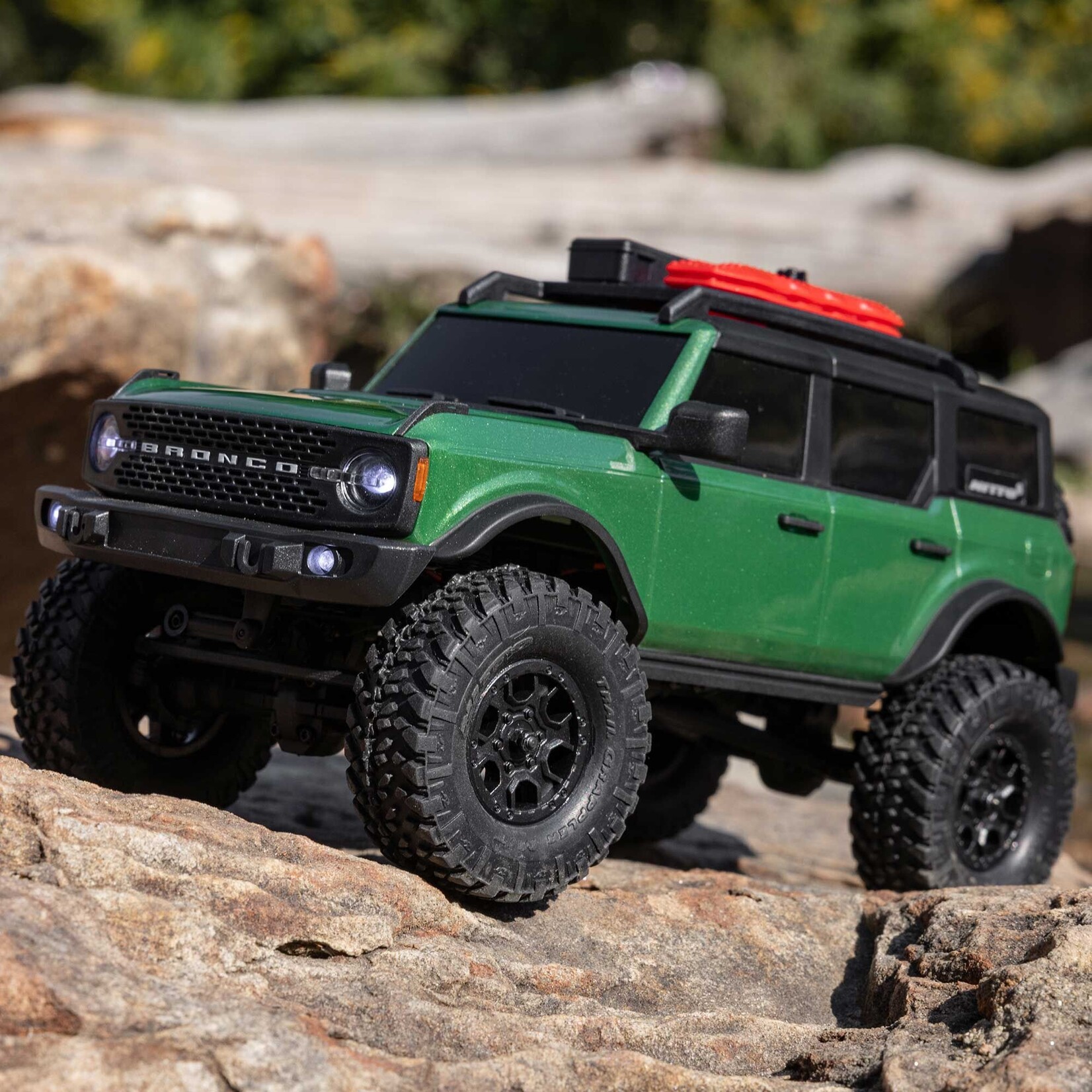 Axial 1/24 SCX24 Ford Bronco 4X4 RTR Brushed Rock Crawler (Battery & Charger Included), Green