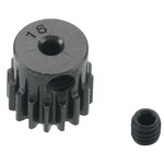 Robinson Racing Products (RRP) 0.5 Module Hard Blackened Steel Mini Pinion 2mm, 16T