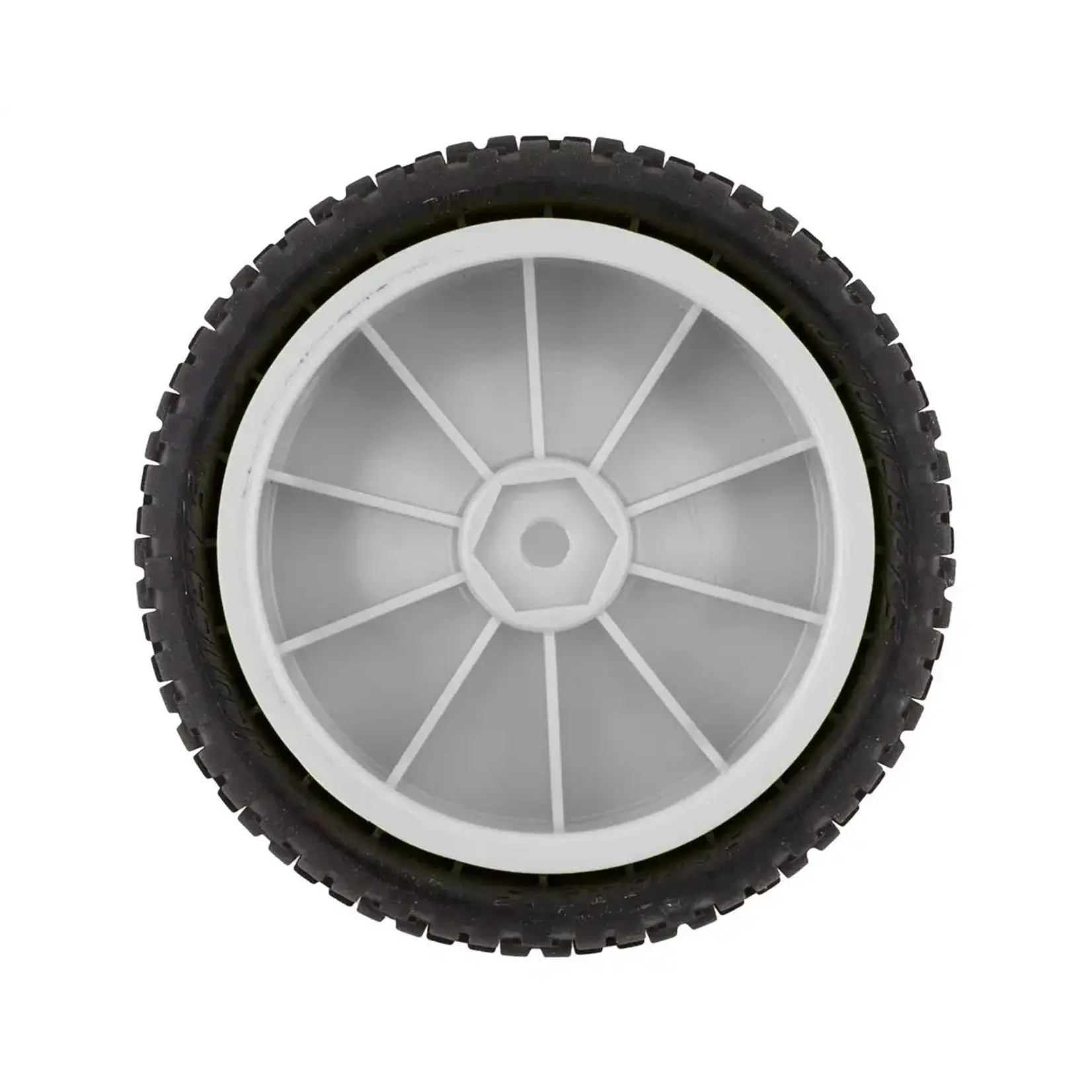 JConcepts Swaggers 2.2" Pre-Mounted 2WD Front Buggy Carpet Tires (White) (2) (Pink)