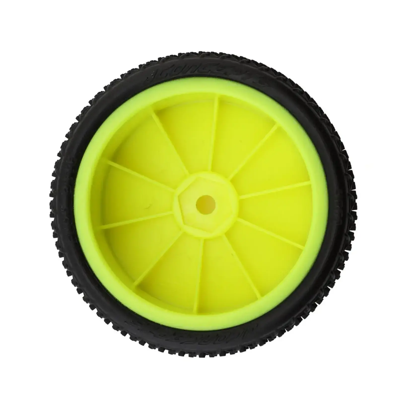 JConcepts Fuzz Bite LP Wide 2.2" Pre-Mnt 2WD Front Buggy  (Pink) (Yell) (2) w/12mm Hex