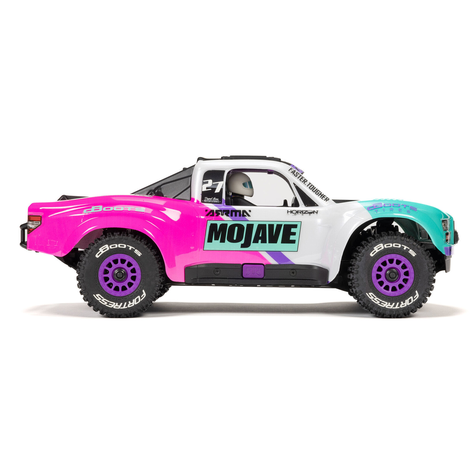 Arrma 1/16 MOJAVE GROM 223S DSC 4X4 RTR Brushless Desert Truck (Battery & Charger Included), Teal
