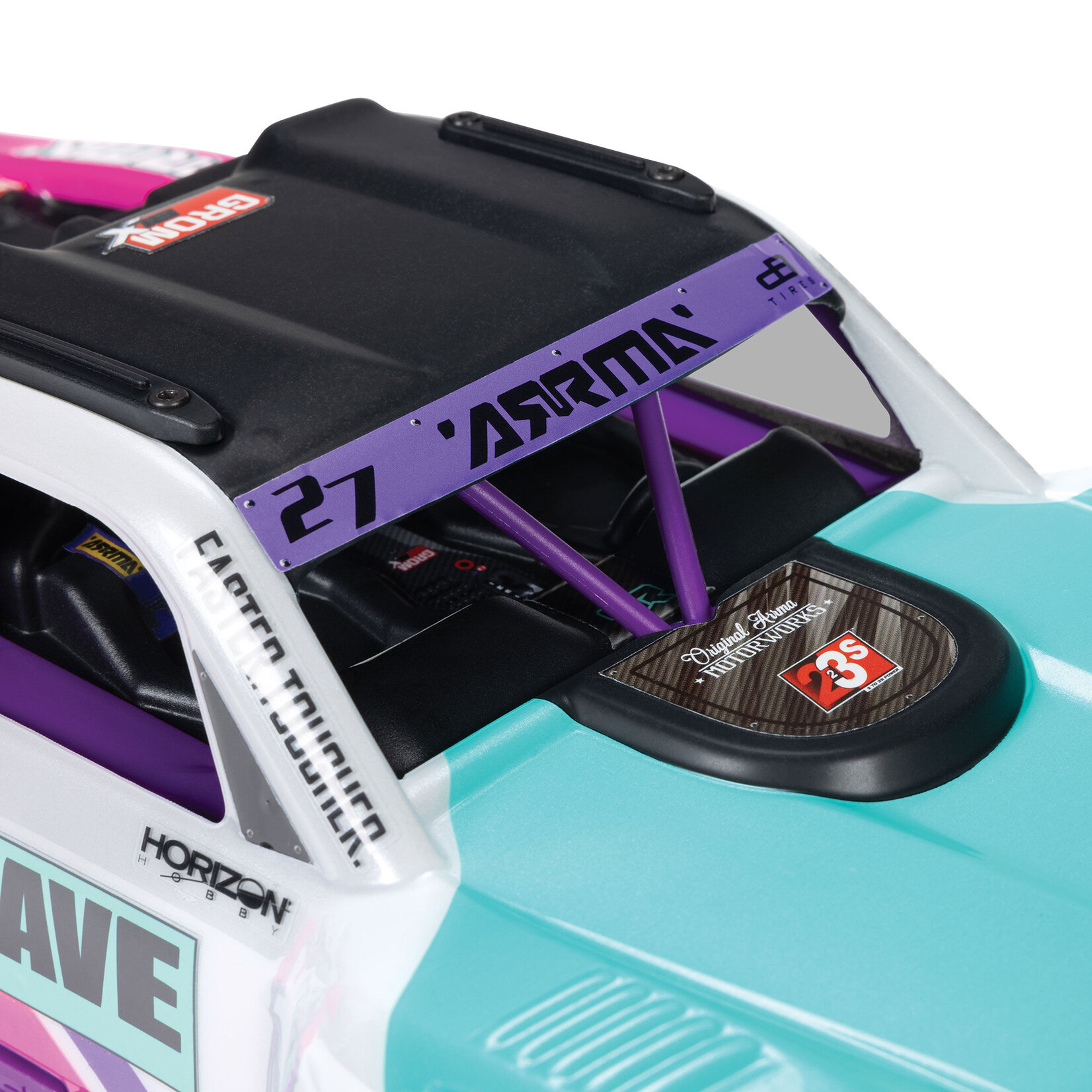 Arrma 1/16 MOJAVE GROM 223S DSC 4X4 RTR Brushless Desert Truck (Battery & Charger Included), Teal