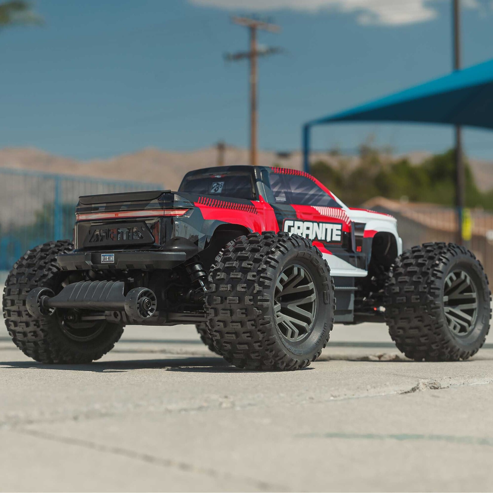 Arrma 1/10 GRANITE 4X4 223S BLX BRUSHLESS MONSTER TRUCK RTR WITH DSC, RED