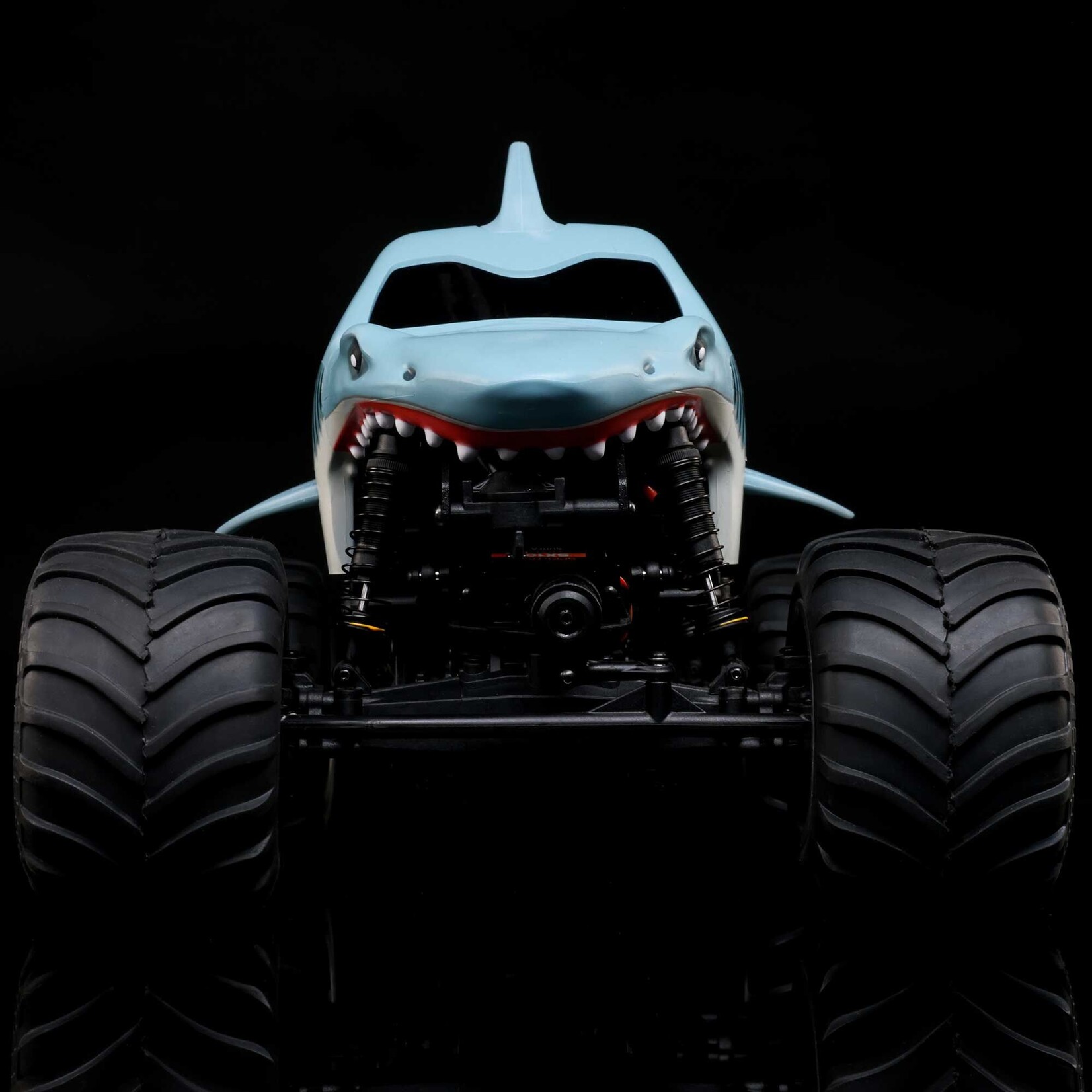 Losi 1/18 Mini LMT Megalodon 2S 4X4 RTR Brushed Monster Truck (Battery & Charger Included), Blue