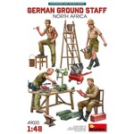 MiniArt 1/48 WWII German Ground Staff North Africa (4) w/Accessories