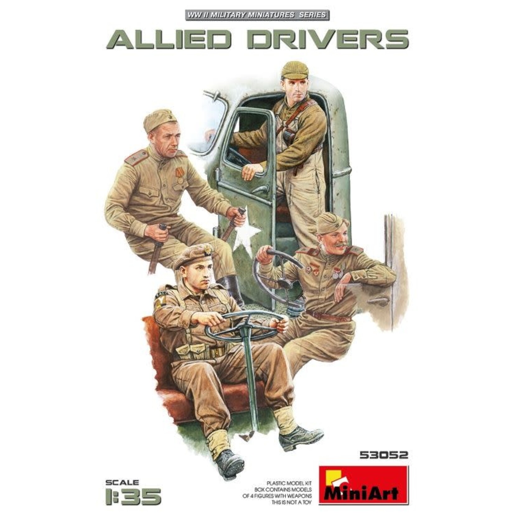 MiniArt 1/35 WWII Allied Drivers (4)