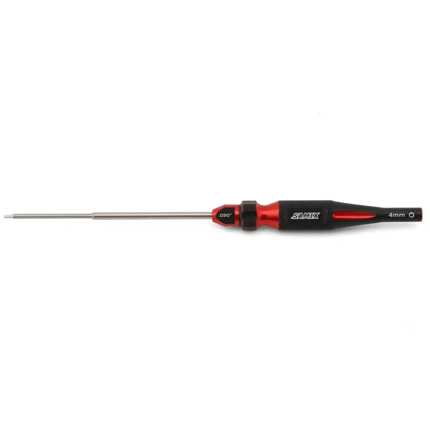Samix SCX24 2-in-1 Hex Wrench/Nut Driver (Red) (.050" Hex/4mm Nut)