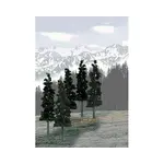 Woodland Scenics Value Trees, Conifer 6-8" (12)