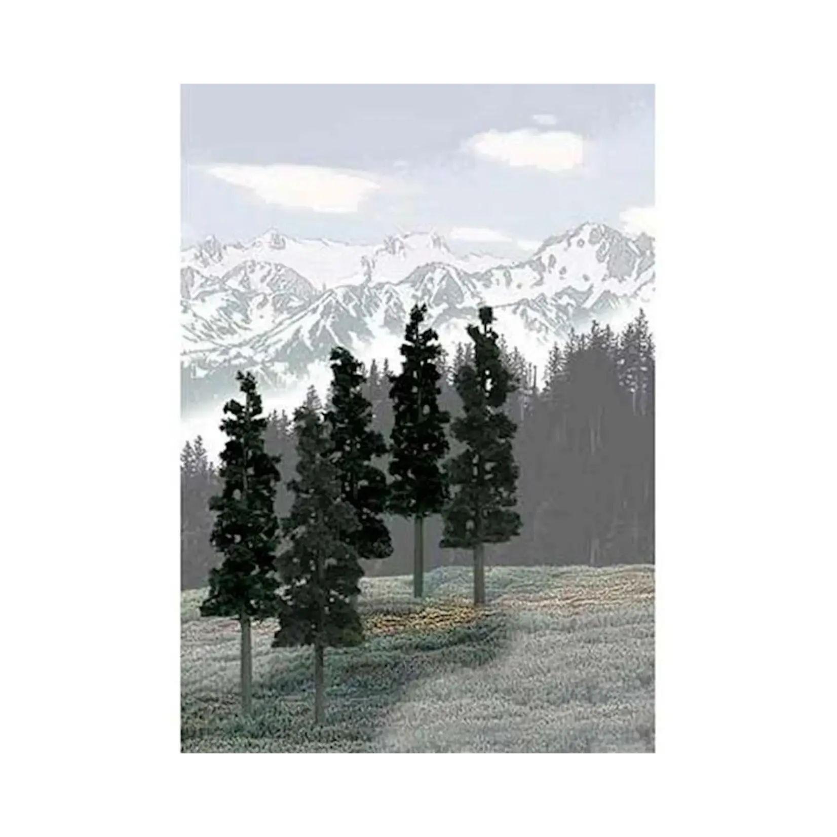 Woodland Scenics Value Trees, Conifer 6-8" (12)