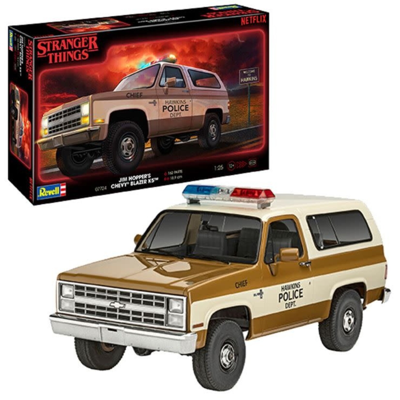 Revell 1/25 Stranger Things Jim Hopper's 1985 Chevy K5 Blazer