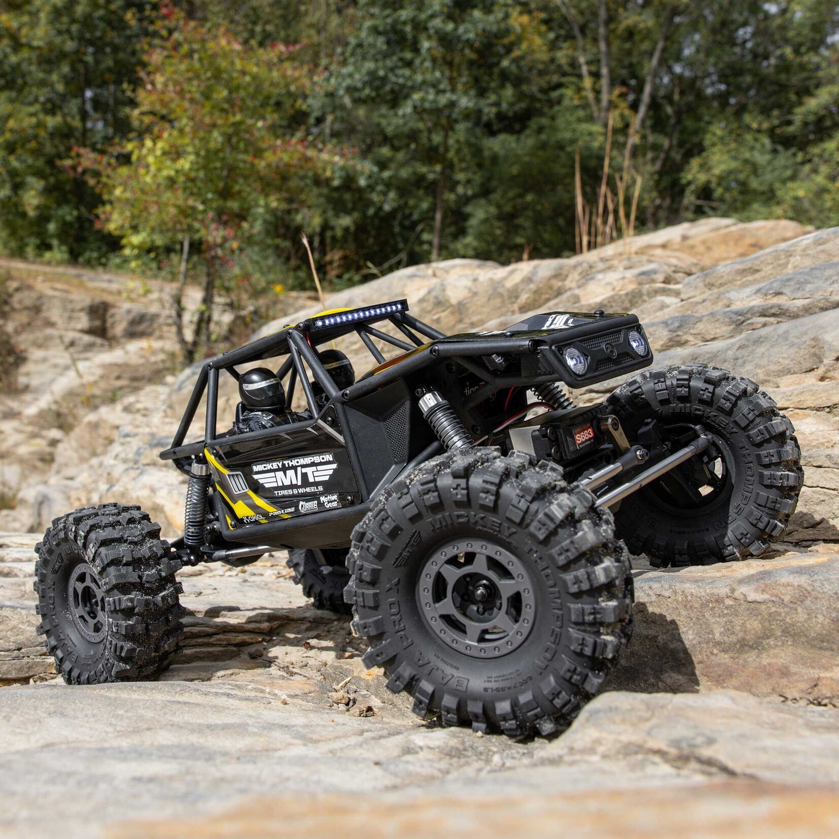 Axial 1/10 UTB10 Capra 1.9 4WS 4X4 Unlimited Trail Buggy Brushed RTR, Yellow