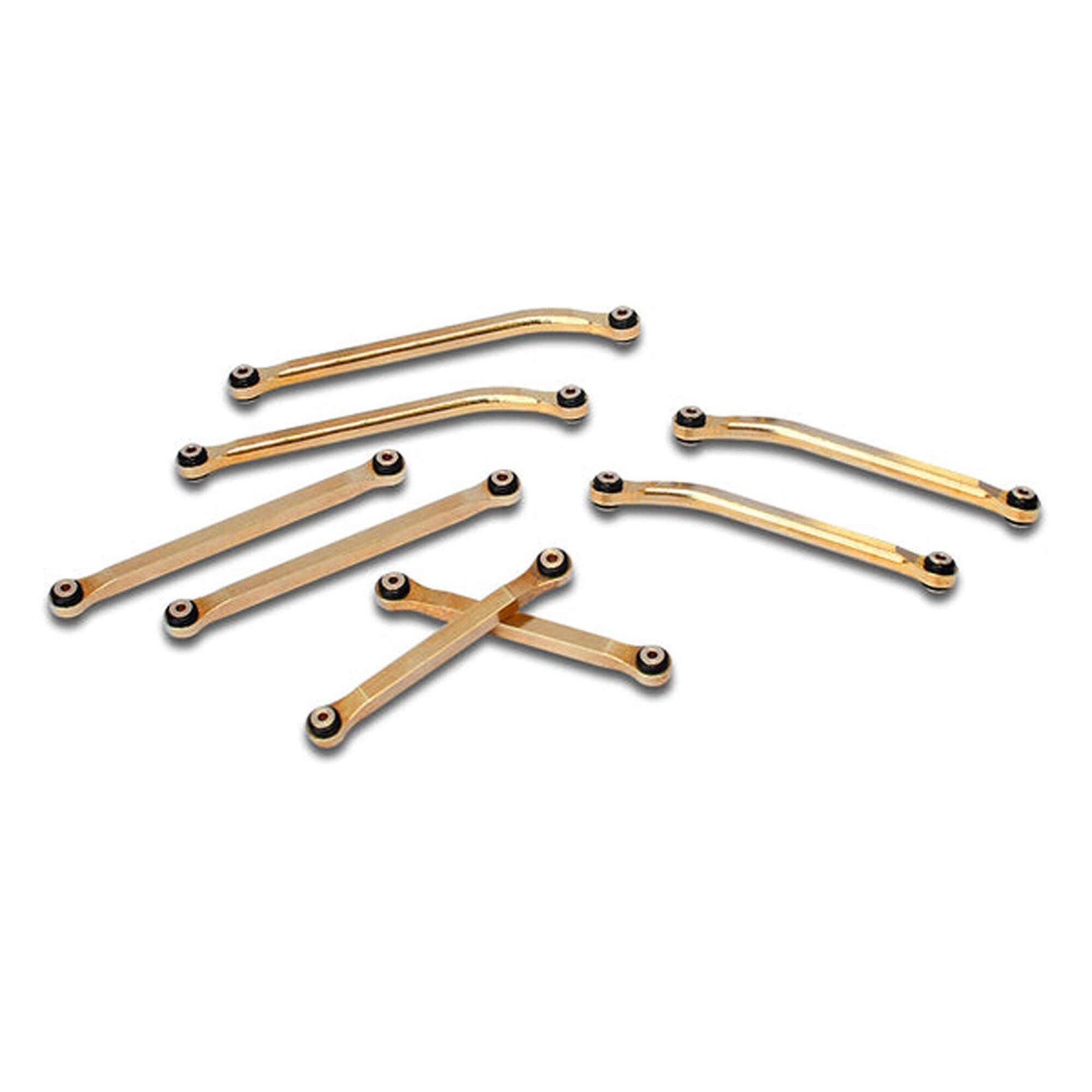 FuriTek Brass High Clearance Links Set: SCX24 Gladiator