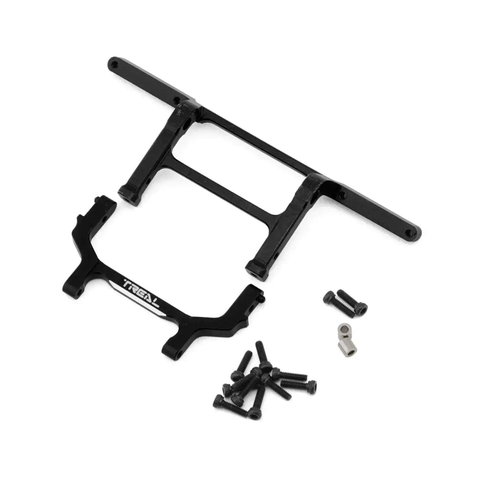 Treal Hobby Axial SCX24 Aluminum Rear Bumper Mount (Black) (C10)