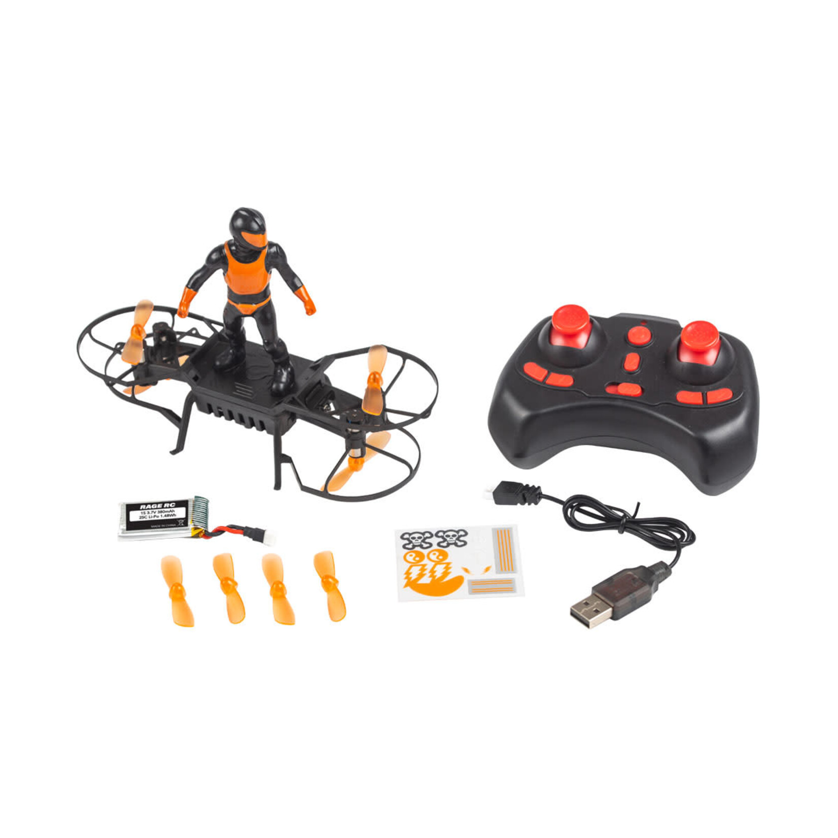 Rage R/C AeroBoard RTF, Skater