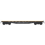 HO 42'10" Fishbelly Side Sill Flatcar - Ready to Run -- Chesapeake & Ohio (black)