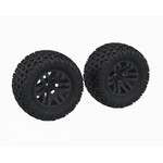 Arrma dBoots 'FORTRESS MT' Tire Set Glued, Black (2)