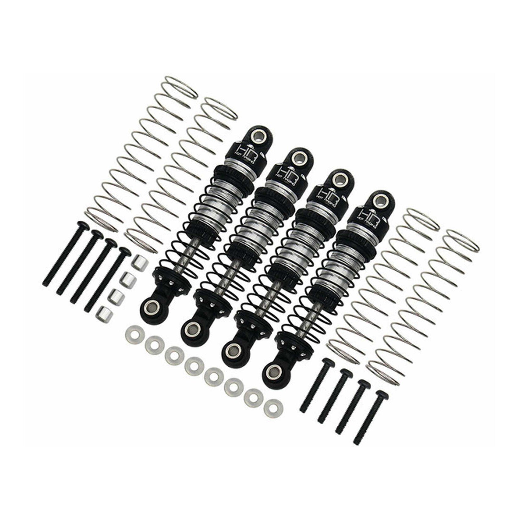 Hot Racing (HR) Threaded Aluminum Shocks Set, 1/18 Redcat Ascent 18