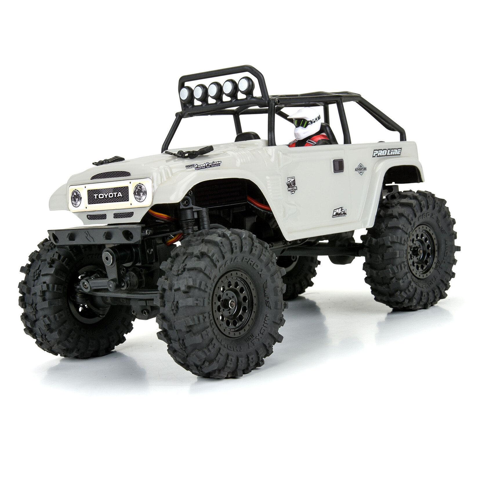 Pro-Line 1/24 1979 Toyota Land Cruiser FJ40 Clear Body with Trail Cage: SCX24