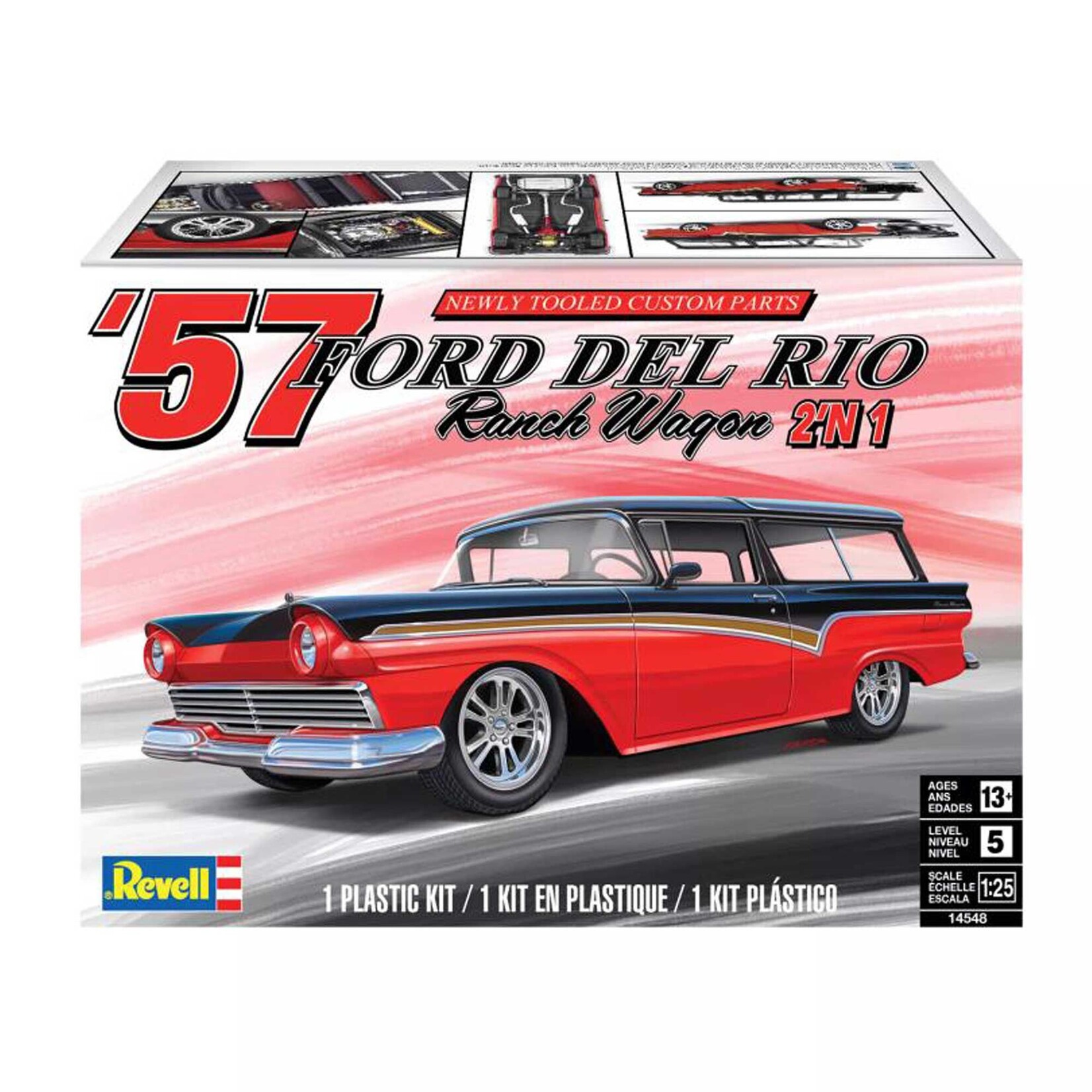 Revell 1/25 57 Ford Del Rio Ranch Wagon 2N1