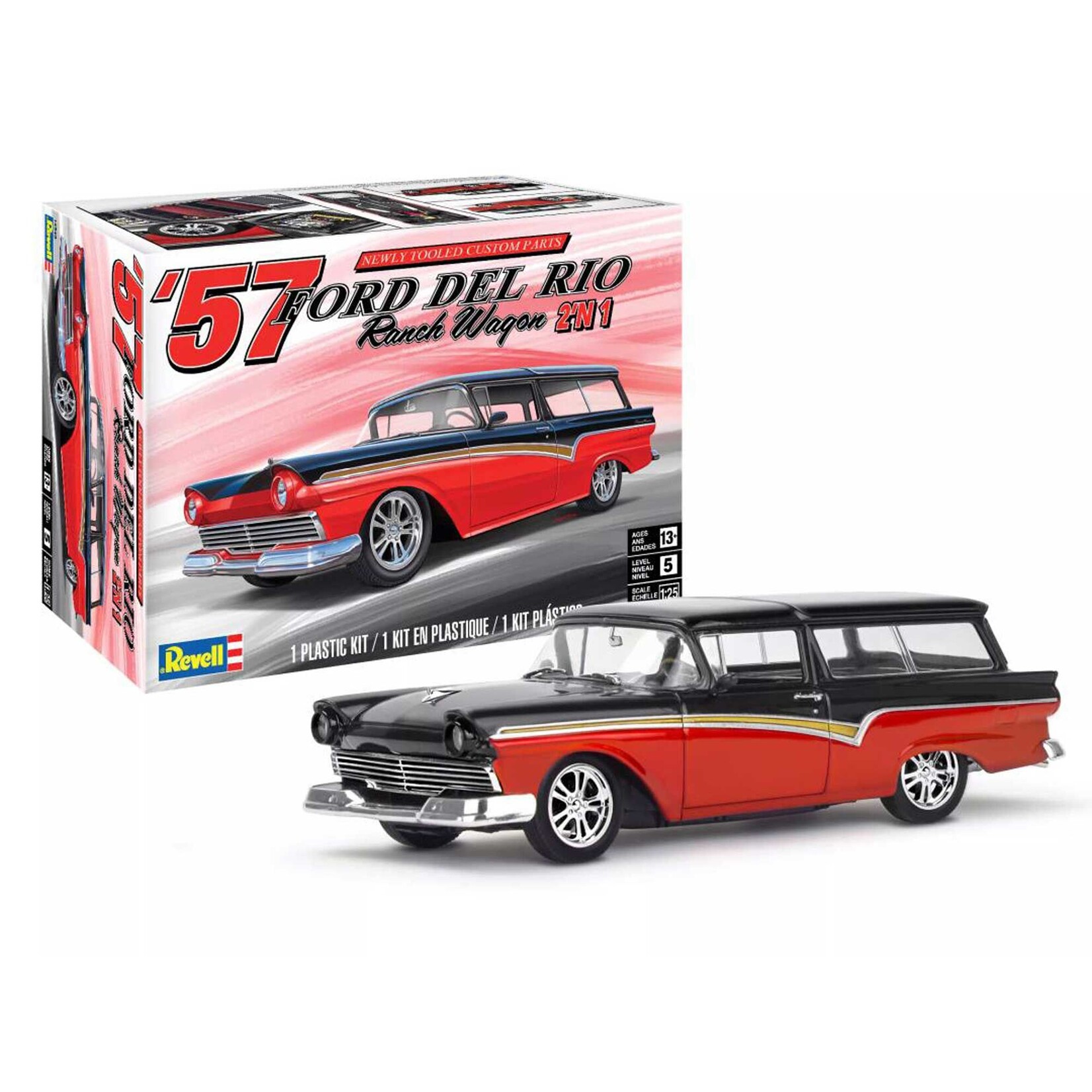 Revell 1/25 57 Ford Del Rio Ranch Wagon 2N1