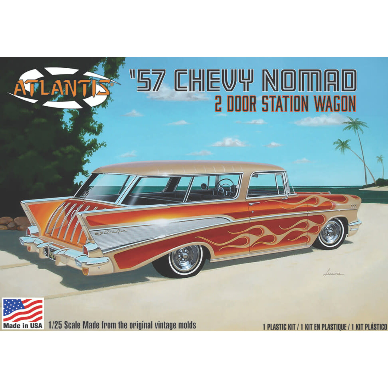 Atlantis 1/25 1957 Chevy Nomad 2-Door Station Wagon