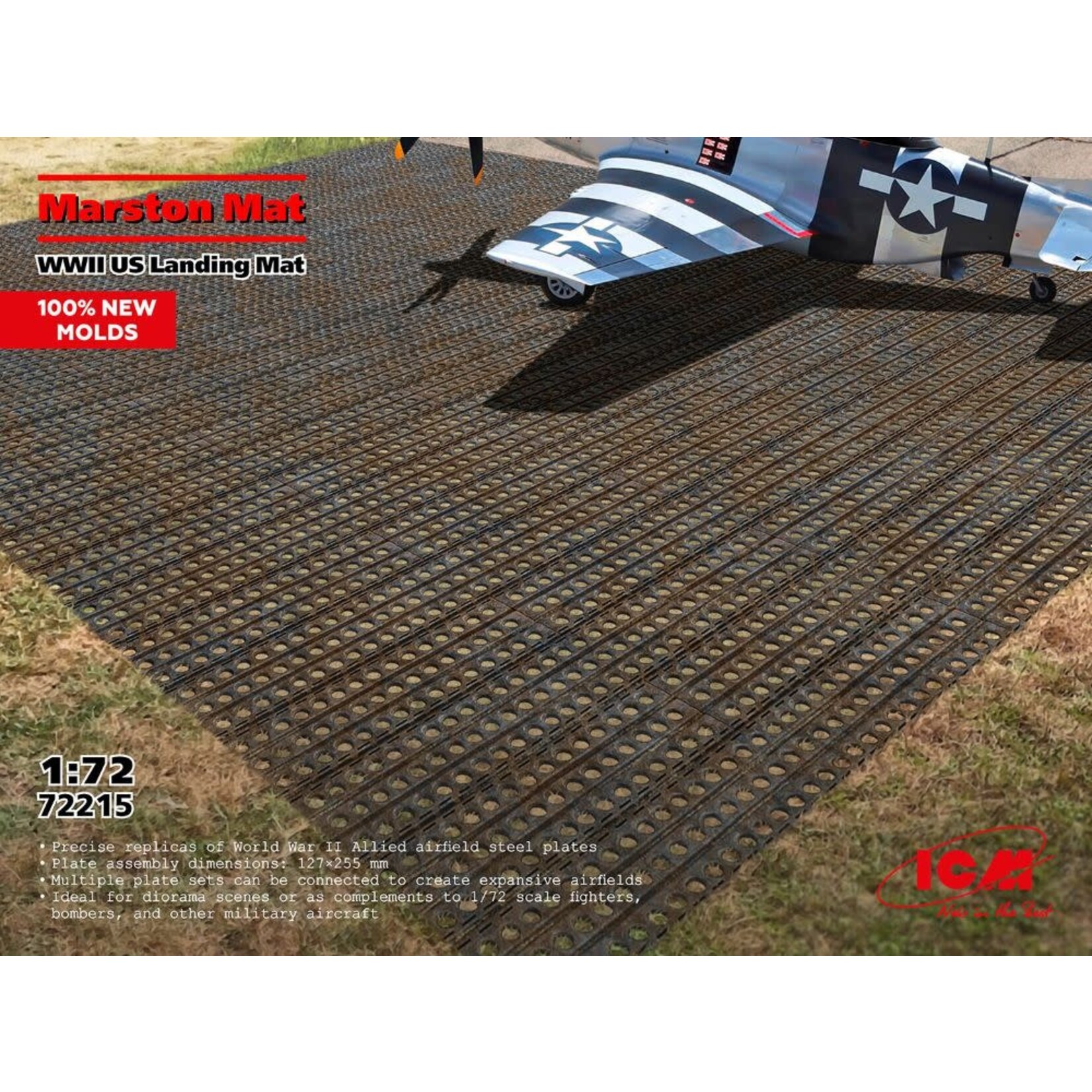 1/72 Marston WWII US Landing Mat (5"x 10")