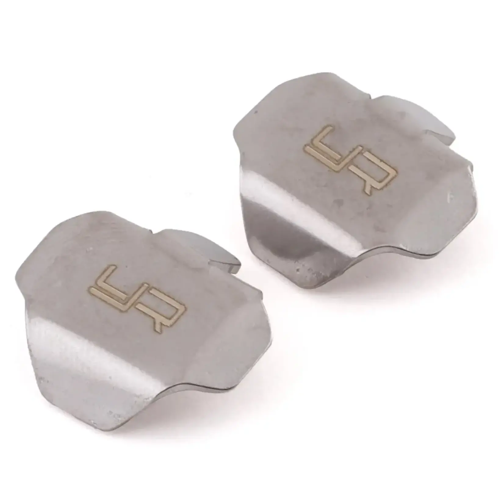 Yeah Racing SCX24 Stainless Steel Differential Skidplate Protectors (2)