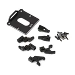 Yeah Racing Axial SCX24 Front & Rear Adjustable Shock Mounts (Black)
