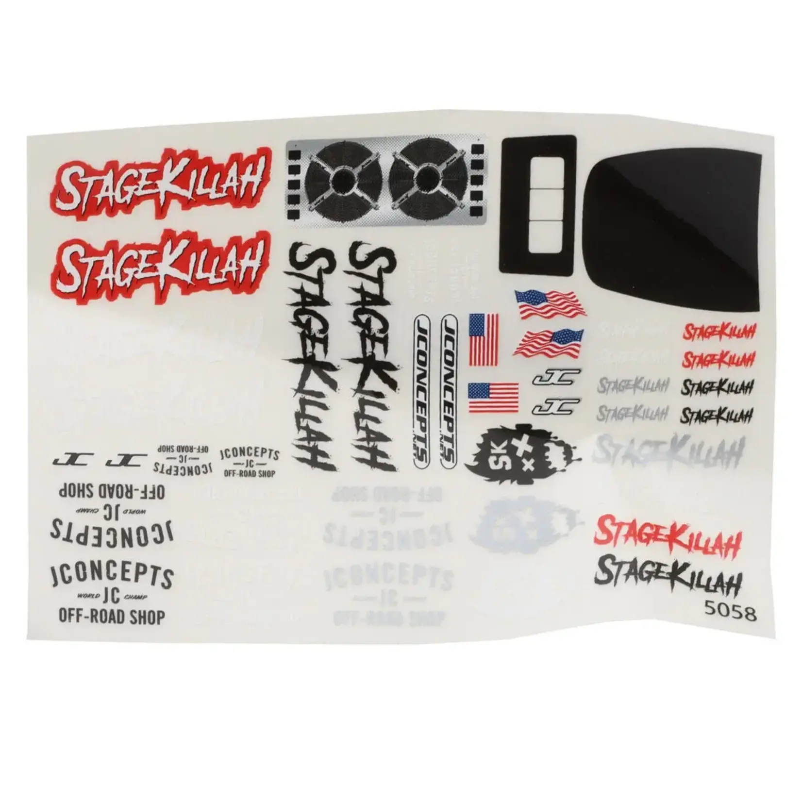 JConcepts SCX24 1/24 Stage Killah Micro Crawler Body (Clear)