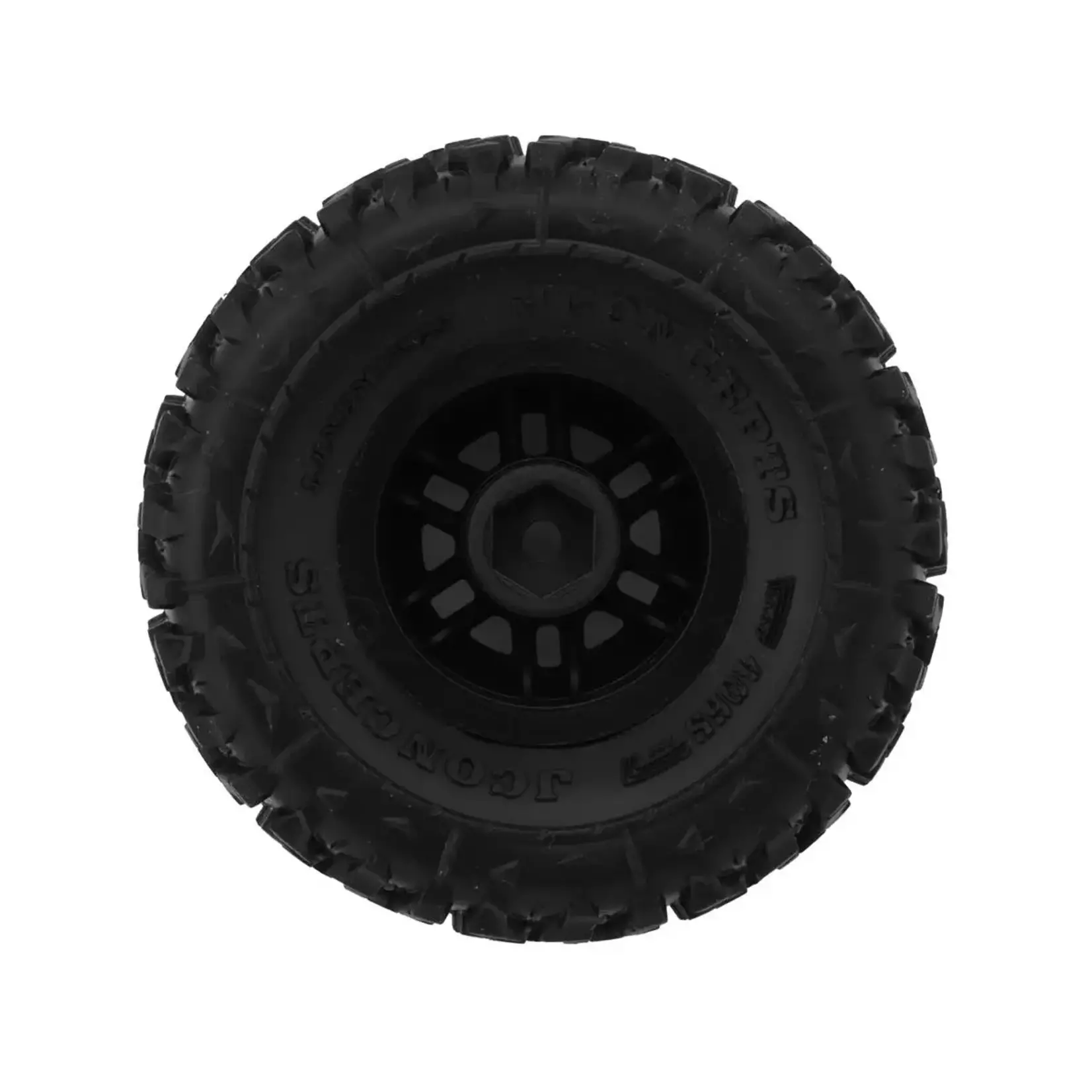 JConcepts Landmines 1.0" Pre-Mounted Tires w/Shuttle Wheels (2) (2.25”) (Green)