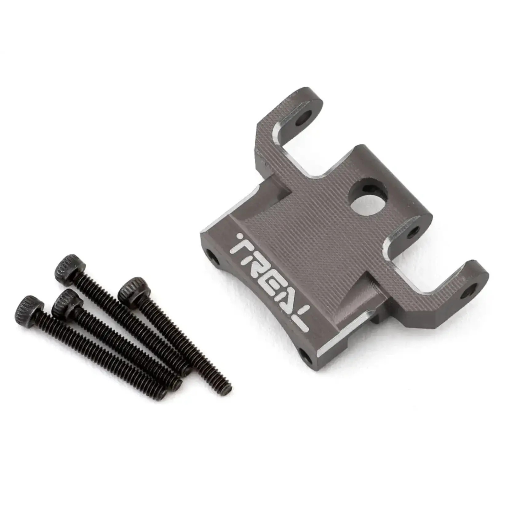 Treal Hobby Axial SCX24 Aluminum Rear Upper Link Mount (Grey)