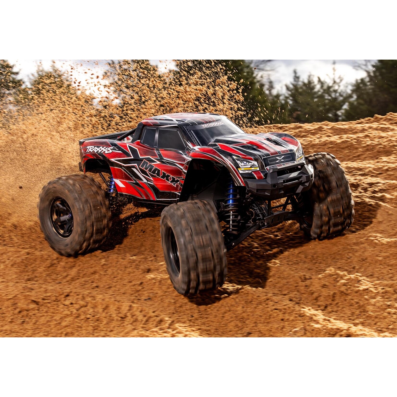 Traxxas X-Maxx®: Brushless Electric Monster Truck Belted  - RED