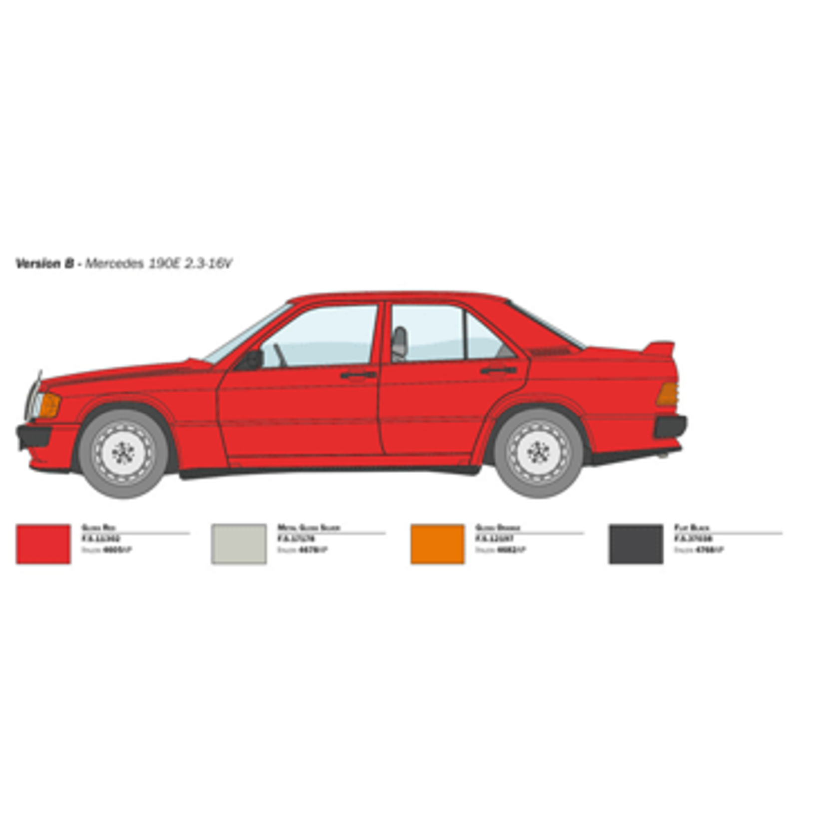 Italeri 1/24 Mercedes-Benz 190E 2.3 16V