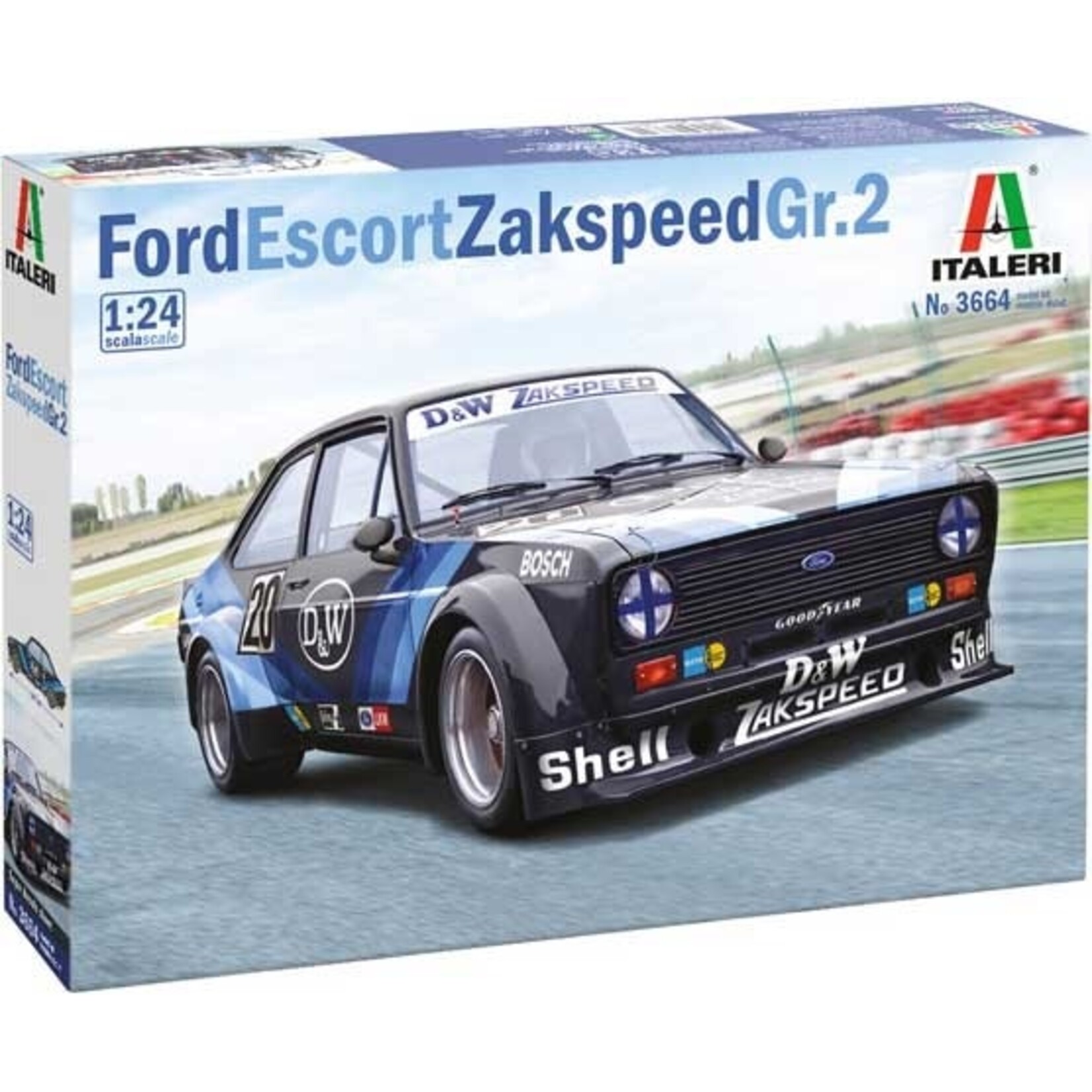 Italeri 1:24 Ford Escort Zakspeed Gr.2