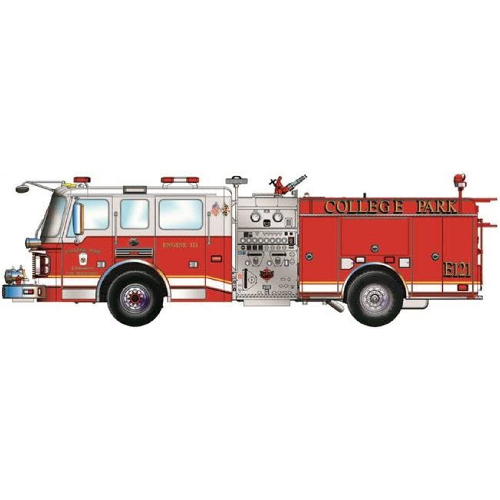 Trumpeter 1/25 2002 American LaFrance Eagle Fire Pumper Truck