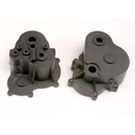 Traxxas Gearbox halves( f&r)/ rubber access plug