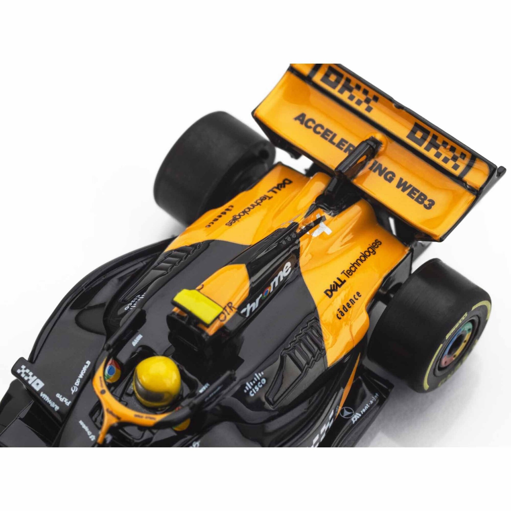 AFX Slot Cars HO 2024 McLaren Fomula-1 MCL38 #4 AU Mega G+ Slot Car