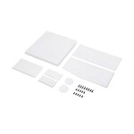 Losi Wing Panel Set, White: 22S Sprint