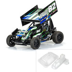 Pro-Line 1/10 Sprint Car Light Weight Clear Body Panel Kit: Losi Sprint Car